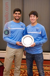 2012 Men's College Squash Association National Team Championships: 2012 Barnaby Award (Most Improved Team) Columbia - Anchit Nayar and Tony Zou