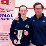 2012 College Squash Individual Championships: Millie Tomlinson (Yale) and Dave Talbott