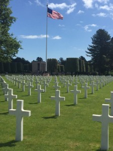 Normandy American Cemetery in Colleville-sur-Mer