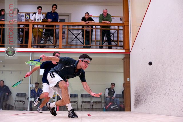 2011 College Squash Individual Championships: Omar Sobhy (George Washington) and Harry Smith (Colby) 2