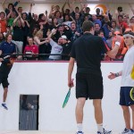2012 Men’s College Squash Association National Team Championships: Reinhold Hergeth (Trinity) and Kelly Shannon (Princeton)