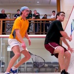 2012 College Squash Individual Championships: Harry Waterton (Bryant) and Tom Mullaney (Harvard)