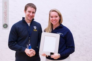 2013 College Squash Individual Championships: Dent Wilkens and Wetzel Award winner Kathryn Brummer (Mount Holyoke)