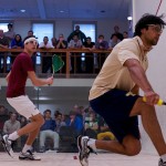2012 College Squash Individual Championships: Ali Faraq (Harvard) and Antonio Diaz Glez (Trinity)