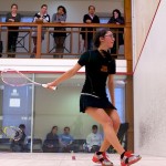 2012 College Squash Individual Championships: Casey Cortes (Princeton) and Katie Quan (Columbia)