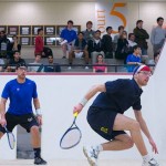 2012 Men's College Squash Association National Team Championships: Gabriel De Melo (Franklin & Marshall) and Benjamin Fischer (Rochester) 4