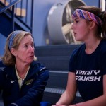 2013 College Squash Individual Championships: Wendy Bartlett and Catalina Pelaez (Trinity)