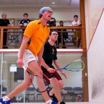 2012 College Squash Individual Championships: Harry Waterton (Bryant) and Tom Mullaney (Harvard) 1