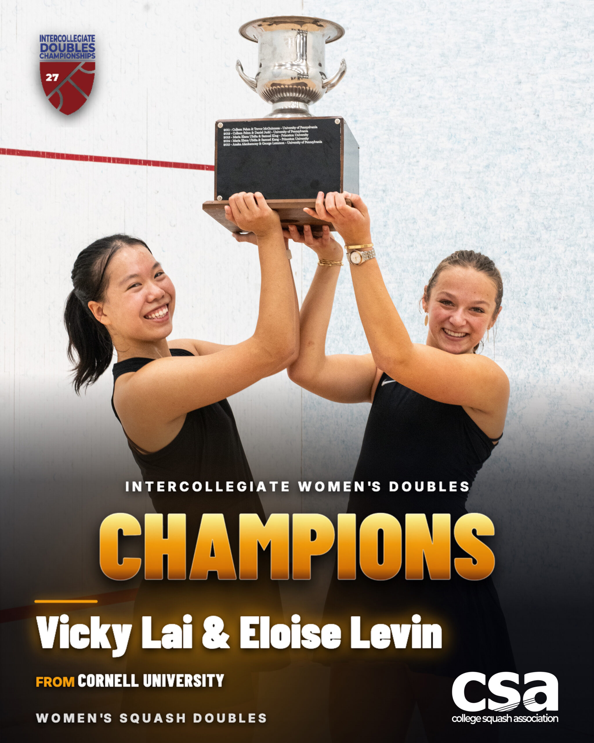 Women's Doubles Champions