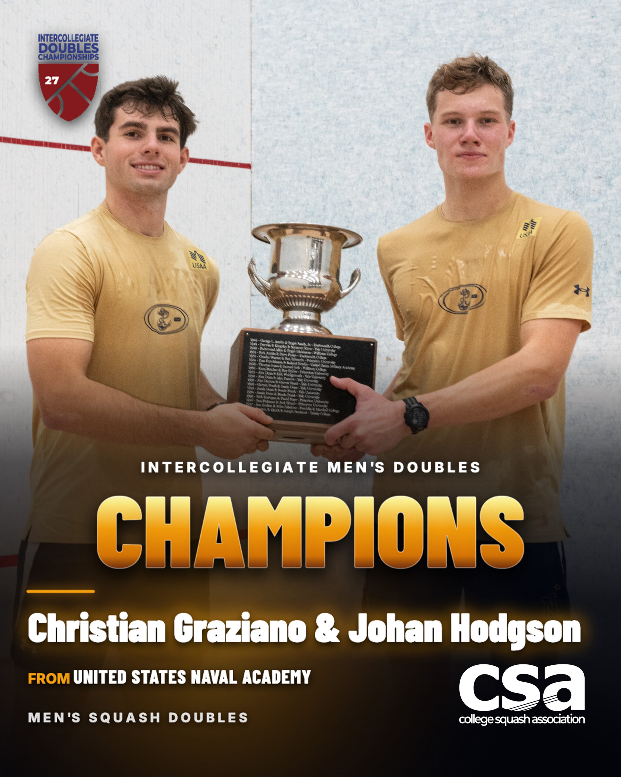 Men's Doubles Champions